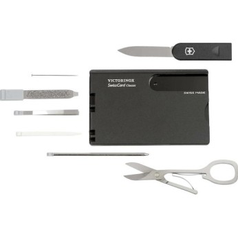 Victorinox SwissCard Classic Κάρτα Πολυεργαλείο Μαύρη σε Θήκη
