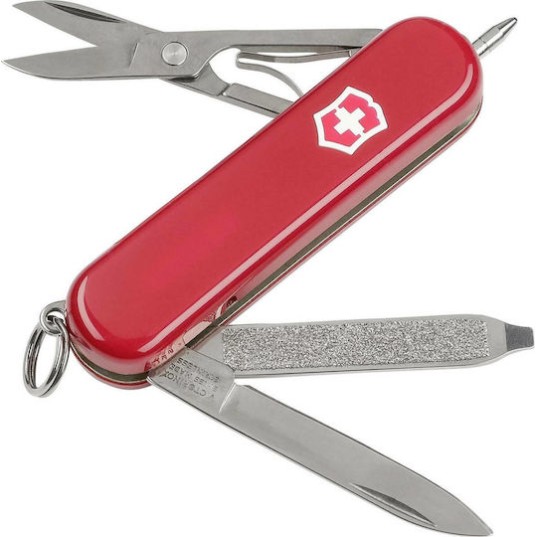 Victorinox Signature Lite Ελβετικός Σουγιάς Κόκκινος σε Θήκη