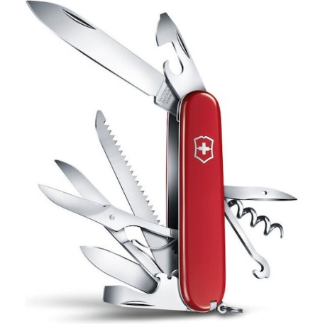 Victorinox Huntsman Ελβετικός Σουγιάς Μπρελόκ Κόκκινος