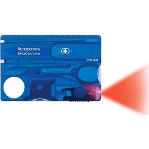 Victorinox Swisscard Lite Κάρτα Πολυεργαλείο Μπλε σε Θήκη
