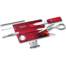 Victorinox Swisscard Lite Κάρτα Πολυεργαλείο Κόκκινη σε Θήκη