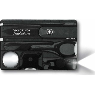 Victorinox Swisscard Lite Κάρτα Πολυεργαλείο 12 εργαλείων Μαύρη
