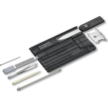 Victorinox Swisscard Lite Κάρτα Πολυεργαλείο 12 εργαλείων Μαύρη