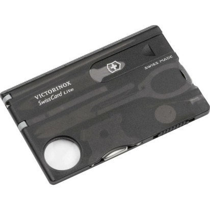 Victorinox Swisscard Lite Κάρτα Πολυεργαλείο 12 εργαλείων Μαύρη