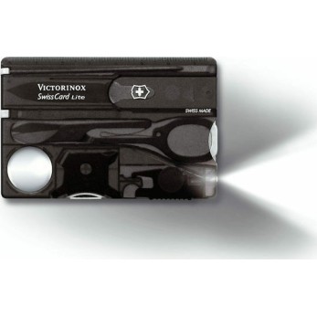 Victorinox Swisscard Lite Κάρτα Πολυεργαλείο 12 εργαλείων Μαύρη