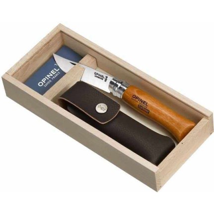 Opinel Νο.08 Σουγιάς Καφέ σε Θήκη