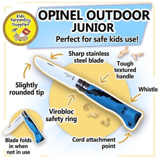 Opinel No.07 Μαχαίρι Μπλε