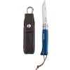 Opinel Νο.08 Σουγιάς Bushwhacker Blue σε Δερμάτινη Θήκη