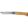 Opinel Νο.08 Σουγιάς Olive σε Δερμάτινη Θήκη
