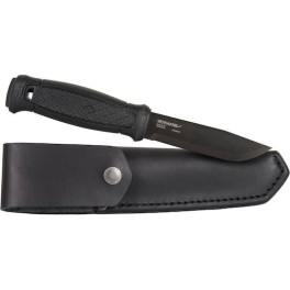 Morakniv Garberg BlackBlade (C) Leather Sheath Μαχαίρι Μαύρο σε Δερμάτινη Θήκη