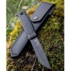 Morakniv Garberg BlackBlade (C) Leather Sheath Μαχαίρι Μαύρο σε Δερμάτινη Θήκη