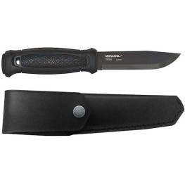 Morakniv Garberg BlackBlade (C) Leather Sheath Μαχαίρι Μαύρο σε Δερμάτινη Θήκη