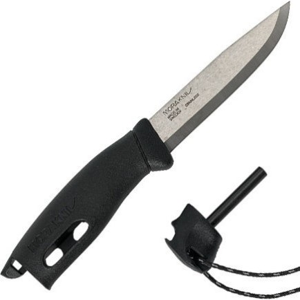 Morakniv Companion Spark (S) Μαχαίρι Μαύρο σε Θήκη