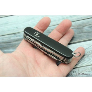 Victorinox Huntsman Ελβετικός Σουγιάς Μαύρος
