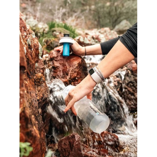 Hydrapak Παγούρι Ποδηλάτου με Φίλτρο 600ml Μπλε