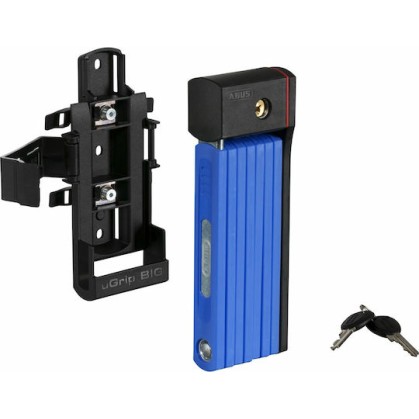 Abus Bordo Big uGrip 5700K/100 BU SH Κλειδαριά Ποδηλάτου Αναδιπλούμενη με Κλειδί Μπλε