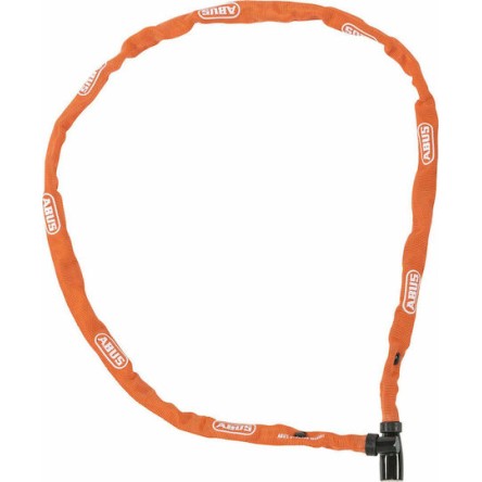 Abus 1500/110 Web Κλειδαριά Ποδηλάτου Κουλούρα με Κλειδί Πορτοκαλί