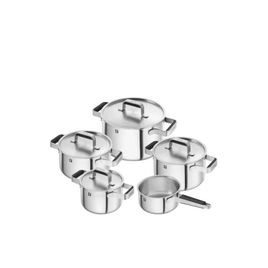 Zwilling J.A. Henckels Pure Cookware Σετ Κατσαρόλες από Ανοξείδωτο Ατσάλι 9τμχ