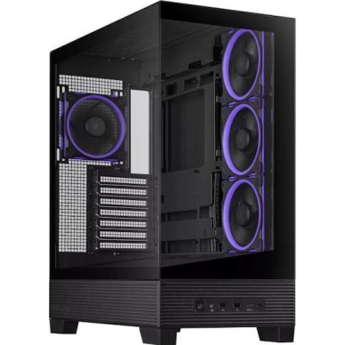 Asus A31 PLUS Gaming Midi Tower Κουτί Υπολογιστή με Πλαϊνό Παράθυρο και ARGB Φωτισμό Μαύρο