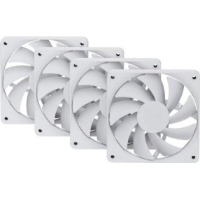 HYTE FA12 Case Fan 120mm με Χωρίς Led Φωτισμό 4τμχ Snow White
