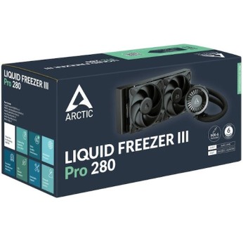 Arctic Liquid Freezer III Pro 280 Υδρόψυξη Επεξεργαστή Διπλού Ανεμιστήρα 120mm για Socket AM4/AM5/1700