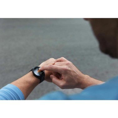 Garmin Forerunner 165 43mm Αδιάβροχο Smartwatch με Παλμογράφο (Black/Slate Gray)