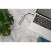Digitus USB 3.1 Hub 4 Θυρών με σύνδεση USB-C Γκρι