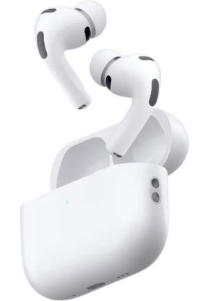 Apple AirPods Pro 3 In-ear Bluetooth Handsfree Ακουστικά με Αντοχή στον Ιδρώτα και Θήκη Φόρτισης Λευκά
