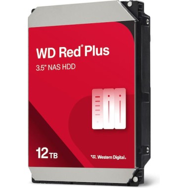 Western Digital Red Plus 12TB HDD Σκληρός Δίσκος 3.5