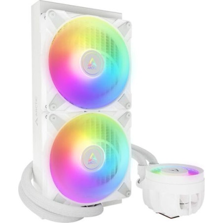 Arctic Liquid Freezer III Pro 280 A-RGB Υδρόψυξη Επεξεργαστή Διπλού Ανεμιστήρα 140mm για Socket AM4/AM5/1700 Λευκή