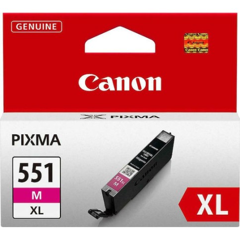 Canon CLI-551XL Γνήσιο Μελάνι Εκτυπωτή InkJet Ματζέντα (6445B001)