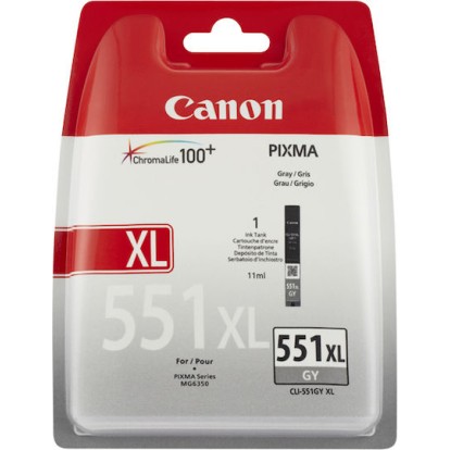 Canon CLI-551XL Γνήσιο Μελάνι Εκτυπωτή InkJet Μαύρο (6447B004)