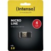 Intenso Micro Line 4GB USB 2.0 Stick Μαύρο