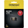 Intenso Micro Line 32GB USB 2.0 Stick Μαύρο