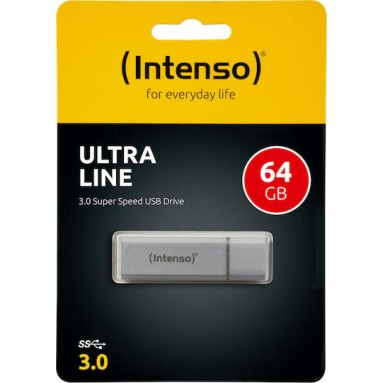Intenso Ultra Line 64GB USB 3.0 Stick Ασημί