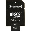 Intenso microSDHC 4GB Class 10 High Speed με αντάπτορα