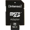 Intenso microSDHC 16GB Class 10 High Speed με αντάπτορα