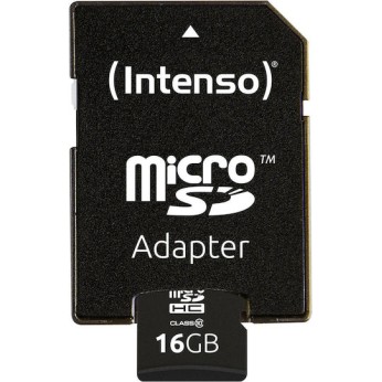 Intenso microSDHC 16GB Class 10 High Speed με αντάπτορα