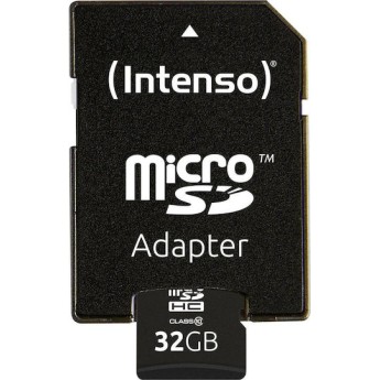 Intenso microSDHC 32GB Class 10 High Speed με αντάπτορα