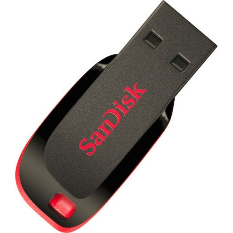 Sandisk Cruzer Blade 32GB USB 2.0 Stick Μαύρο