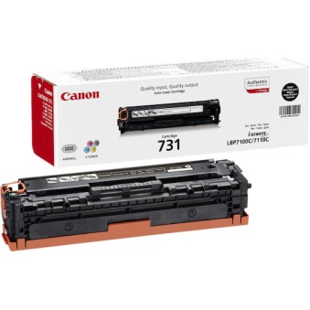 Canon 731 Γνήσιο Toner Laser Εκτυπωτή Μαύρο 1400 Σελίδων (6272B002)