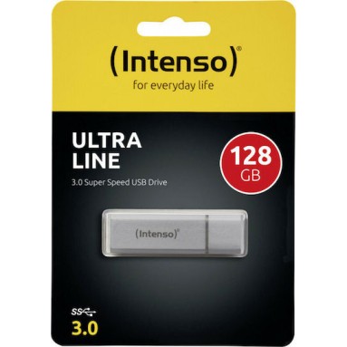 Intenso Ultra Line 128GB USB 3.0 Stick Ασημί
