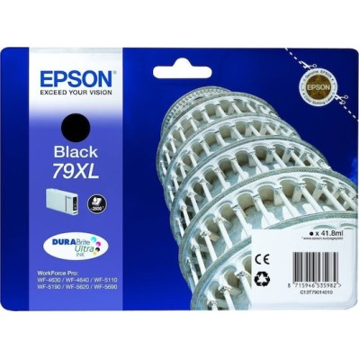 Epson 79XL Γνήσιο Μελάνι Εκτυπωτή InkJet Μαύρο (C13T79014010)
