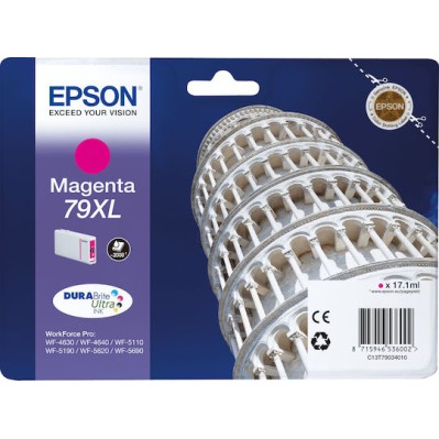 Epson 79XL Γνήσιο Μελάνι Εκτυπωτή InkJet Ματζέντα (C13T79034010)