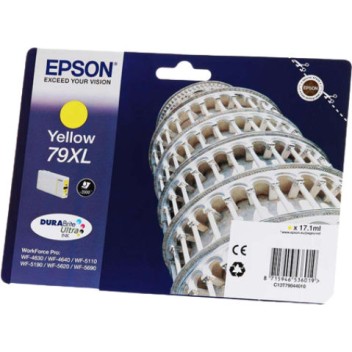 Epson 79XL Γνήσιο Μελάνι Εκτυπωτή InkJet Κίτρινο (C13T79044010)