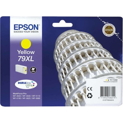 Epson 79XL Γνήσιο Μελάνι Εκτυπωτή InkJet Κίτρινο (C13T79044010)