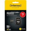 Intenso Premium microSDHC 16GB Class 10 U1 UHS-I με αντάπτορα