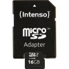 Intenso Premium microSDHC 16GB Class 10 U1 UHS-I με αντάπτορα