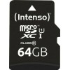 Intenso Premium microSDXC 64GB Class 10 U1 UHS-I με αντάπτορα