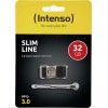 Intenso Slim Line 32GB USB 3.0 Stick Μαύρο
